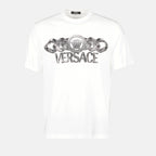 티셔츠 메두사 온 체인 티셔츠 Versace 하얀색 Homme