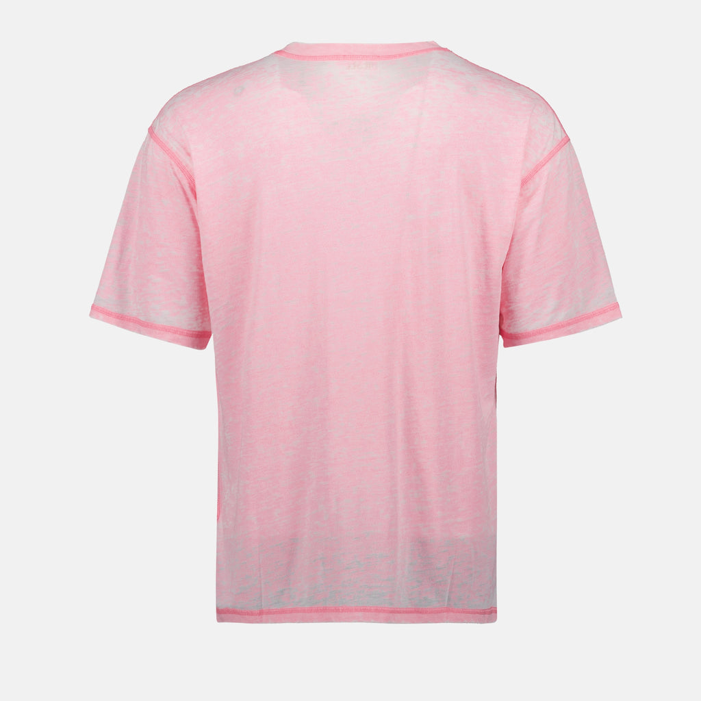 T-shirt T-shirt T-boxt-pak delave Diesel Rosa Homme