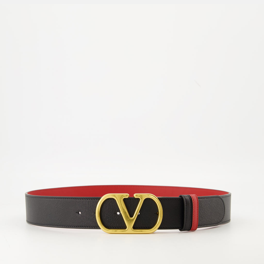 Image de l'article Ceinture réversible Vlogo de la marque Valentino Garavani pour Femme - Saison Automne-Hiver 2025 - Vue de Face