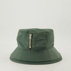 Hats, caps and beanies Bob à logo Sacai Green Homme