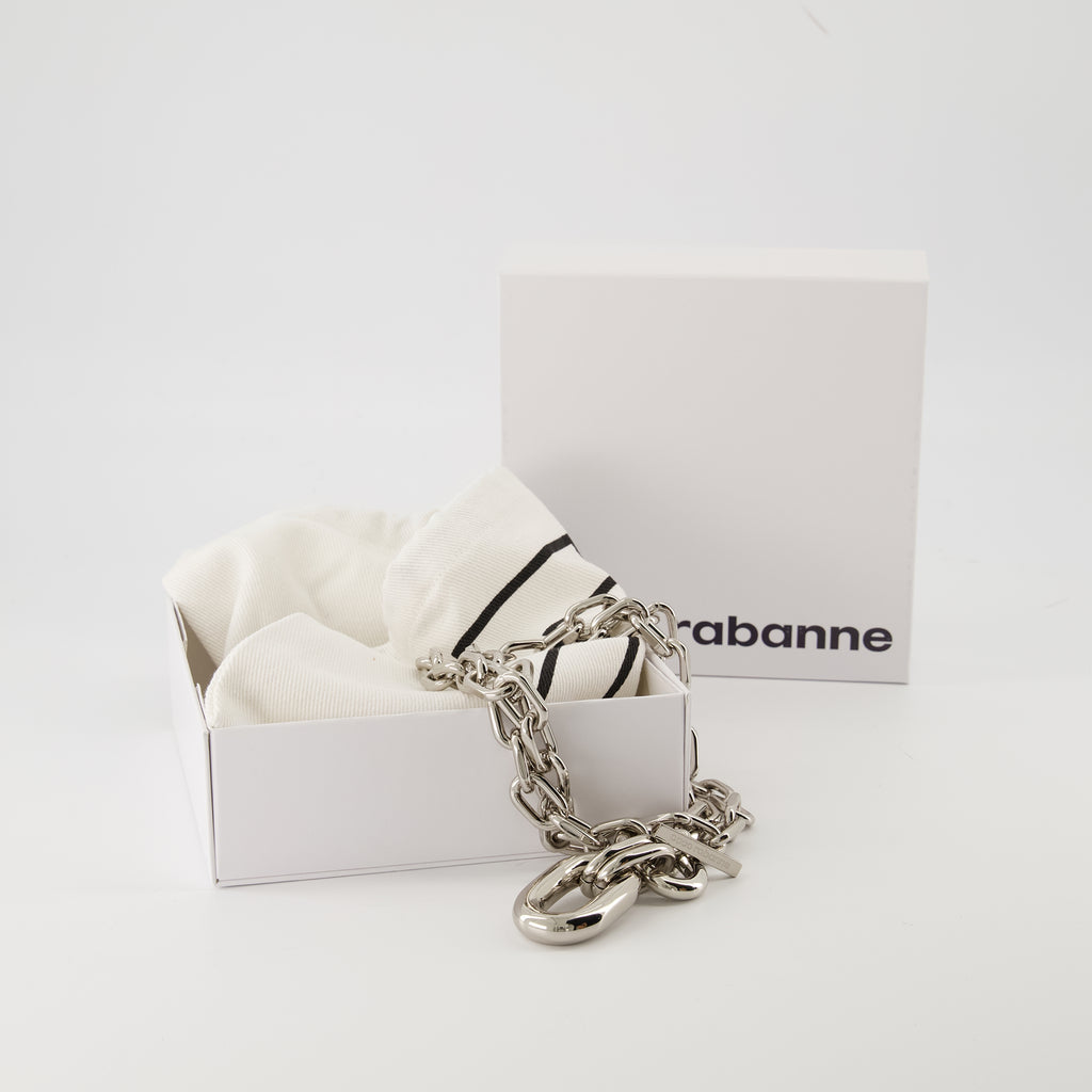 Jewelry Link Necklace Rabanne Silver Femme