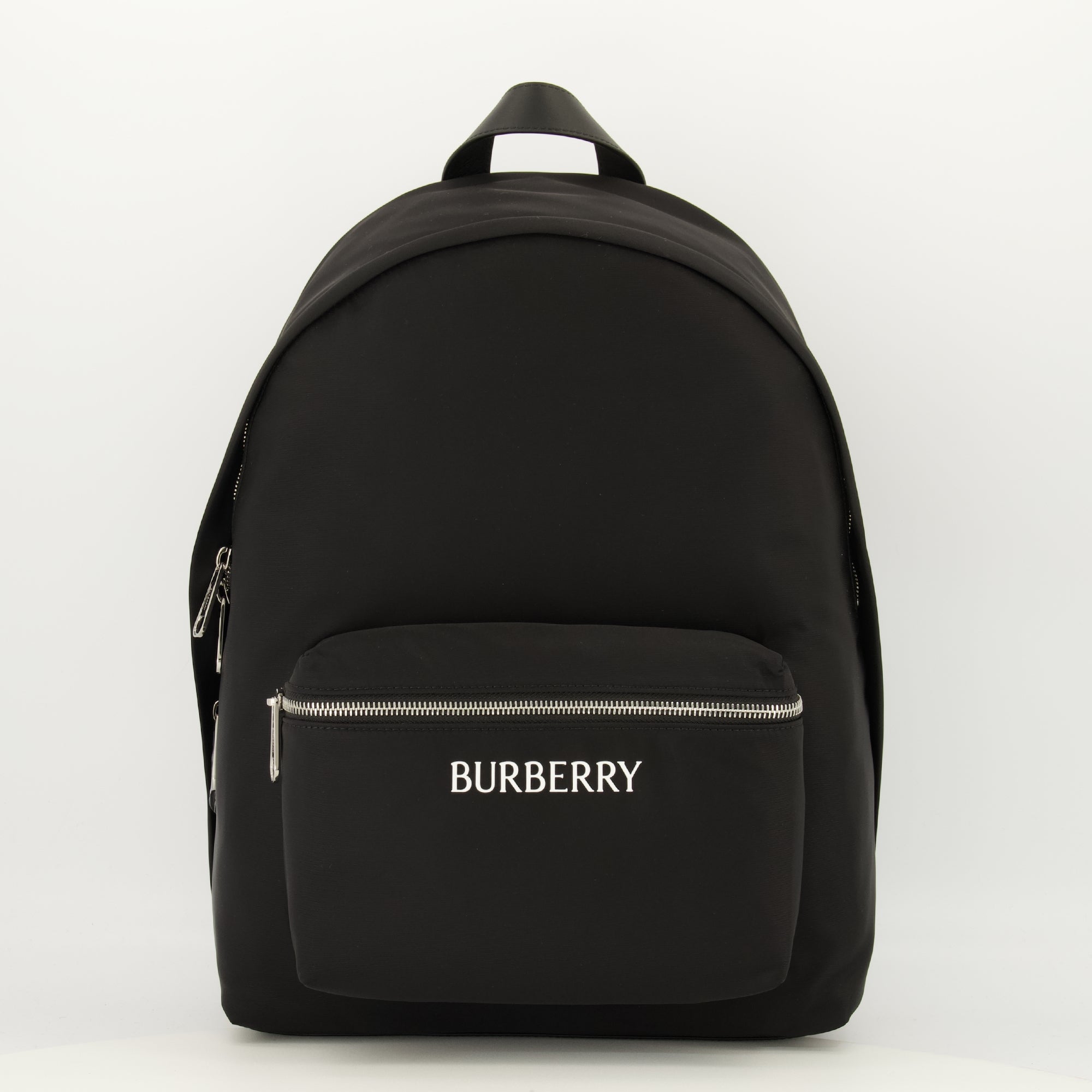 Sacs à dos Zaino in Nylon Nero Burberry Noir Homme