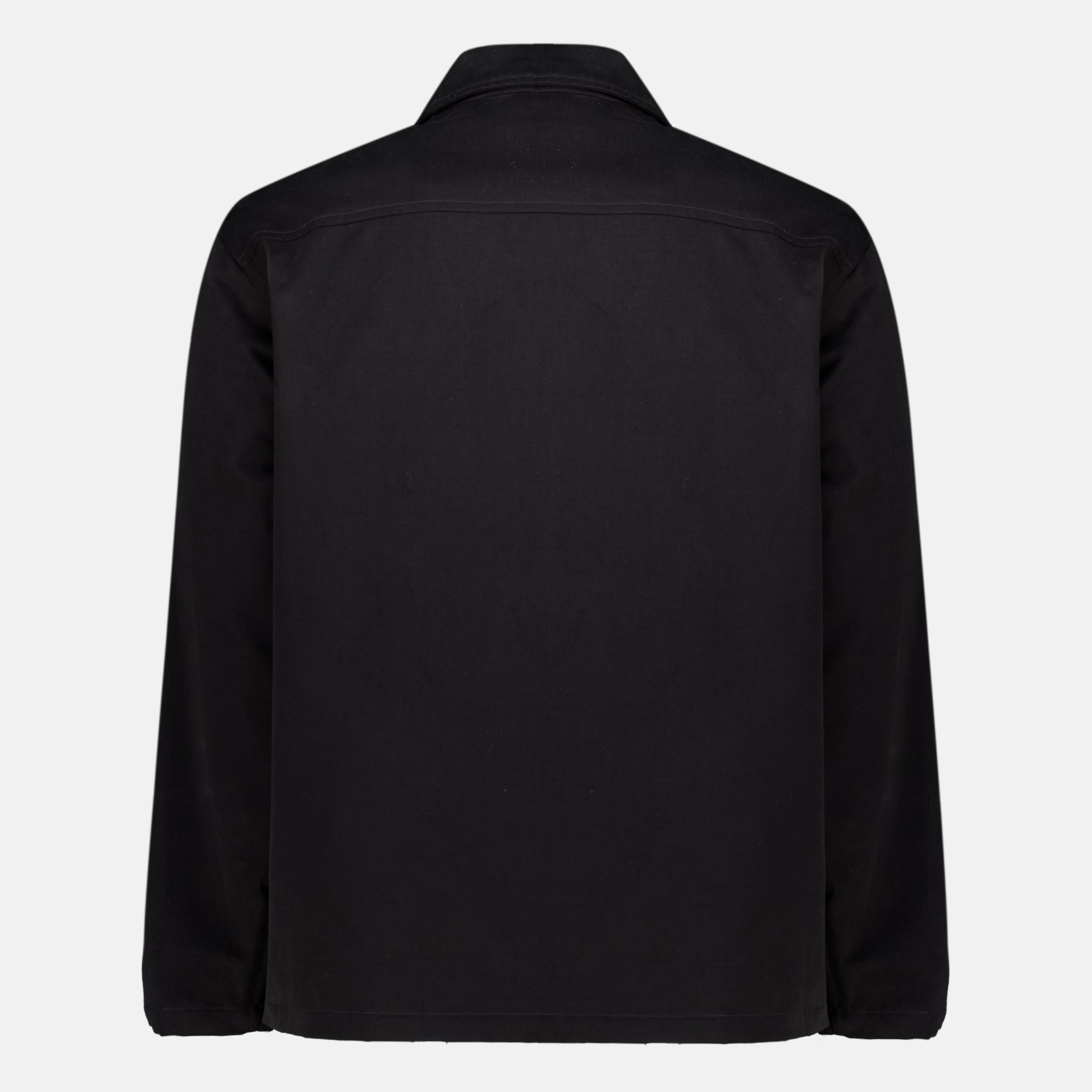 Chemises Surchemise noire en coton Saint Laurent Noir Homme