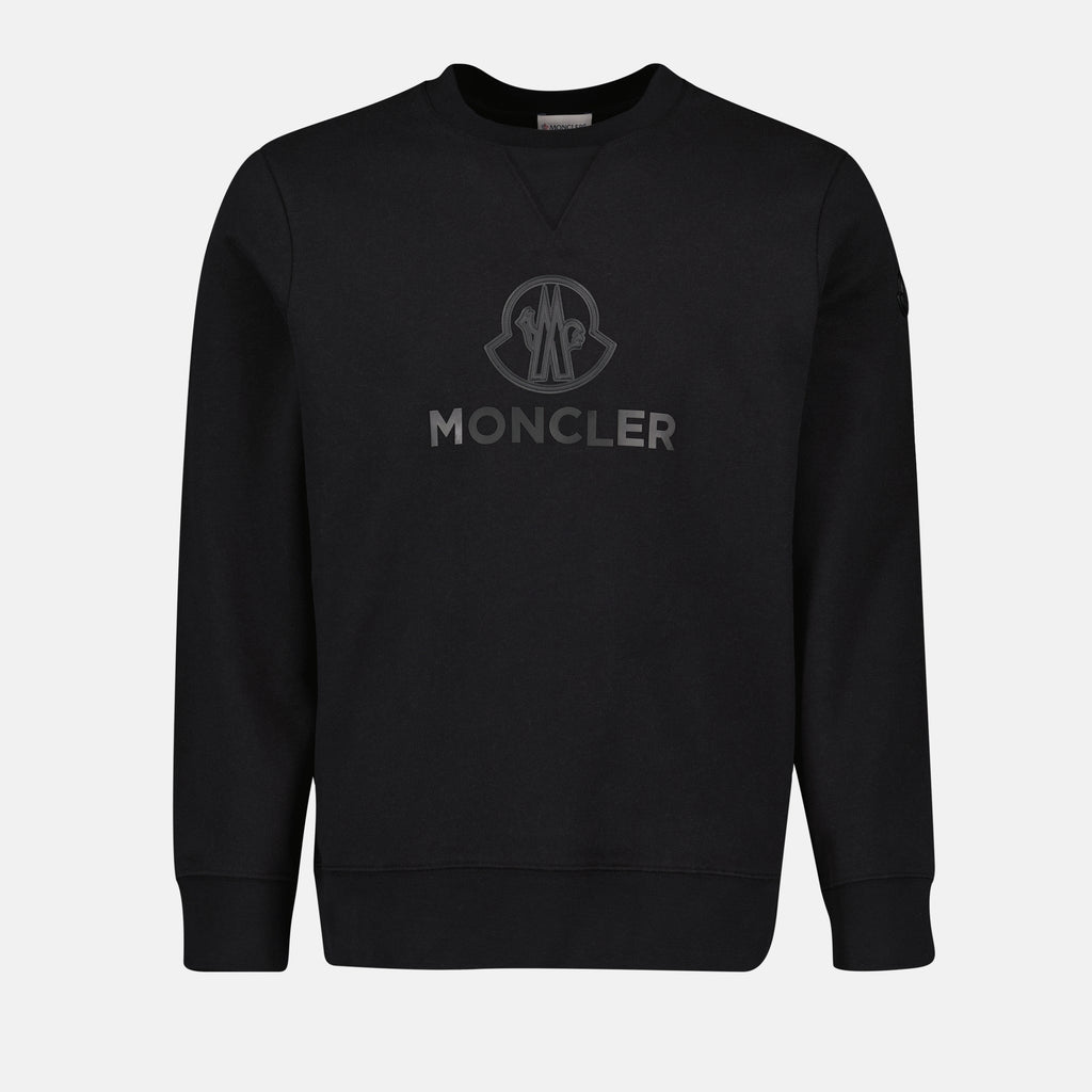 Sweatshirts Logo Sweatshirt Moncler Black Homme