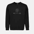 Sweatshirts Logo Sweatshirt Moncler Black Homme