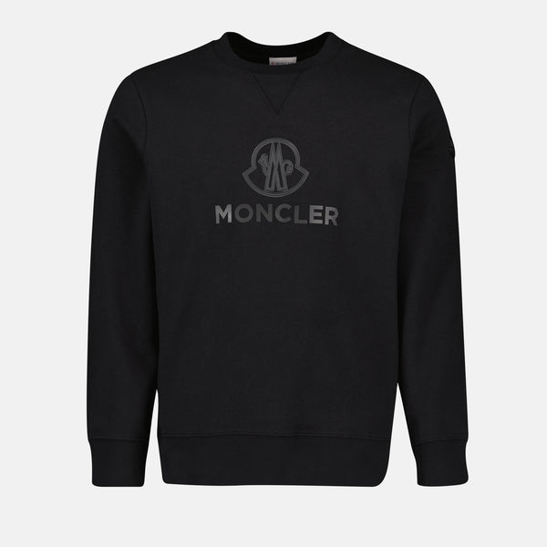 新品未使用☆MONCLER Letteringlogo スウェット L 黒色 f1ed0dfa695ab38f2050a51442dae9