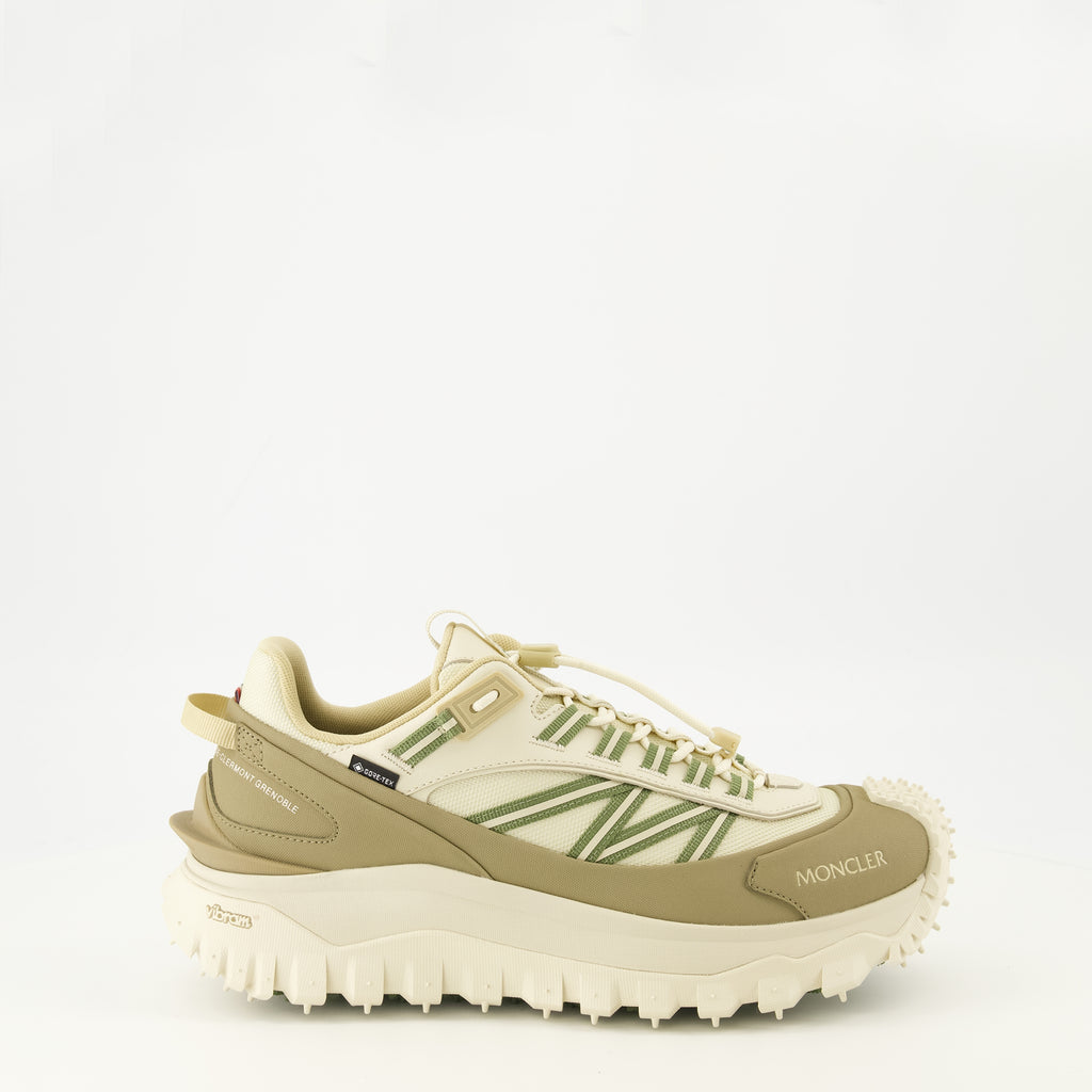 Image of the Moncler Men's Trailgrip GTX Beige Sneakers - Spring-Summer 2026 - Right side view