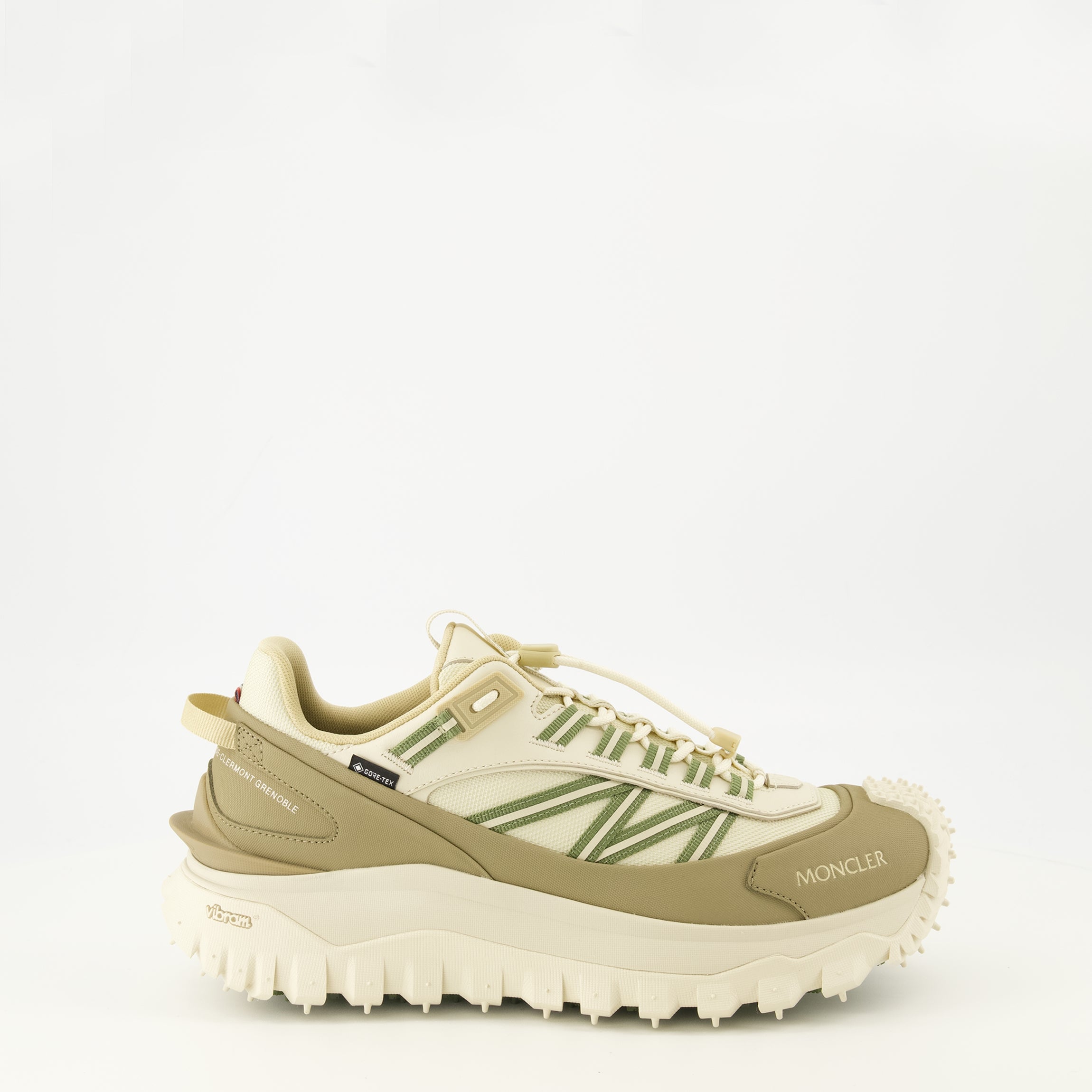 Image of the Moncler Men's Trailgrip GTX Beige Sneakers - Spring-Summer 2026 - Right side view