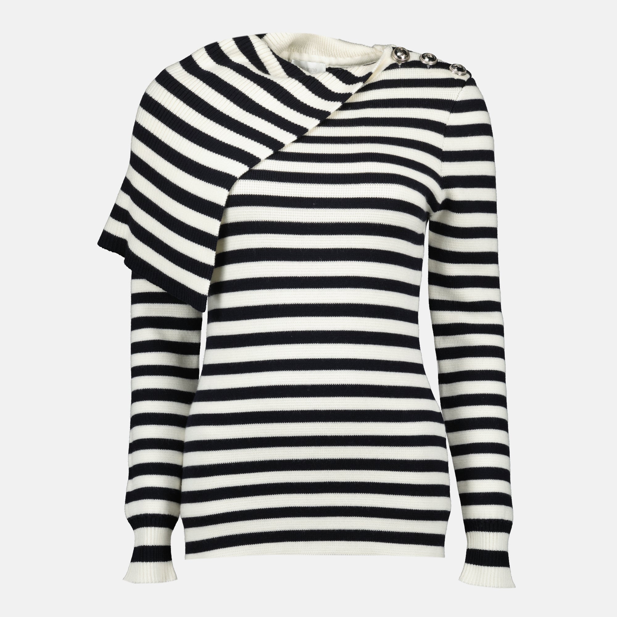 Bild des Artikels Streifenpulli der Marke Rabanne für Damen - Herbst-Winter Saison 2025 - Vorderansicht