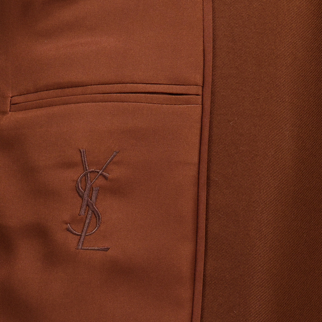 Vestes Brauner Cashmere Blazer Saint Laurent Marron Femme