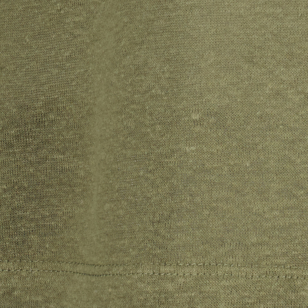 T-shirts Kaki Linen Garment T-shirt Officine Générale Vert Homme