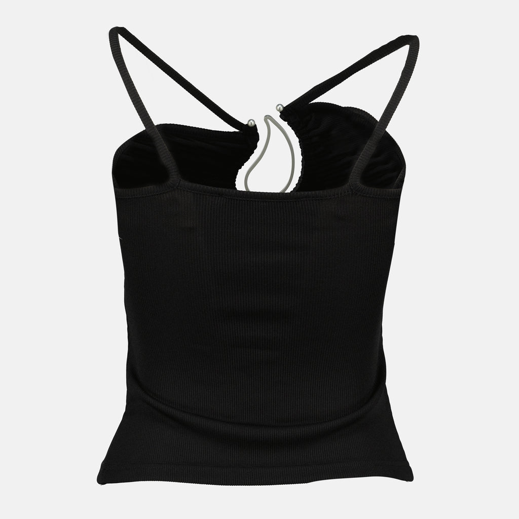 Tops Kaschmir-Muster-Top Christopher Esber Noir Femme