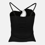 Tops Kaschmir-Muster-Top Christopher Esber Noir Femme