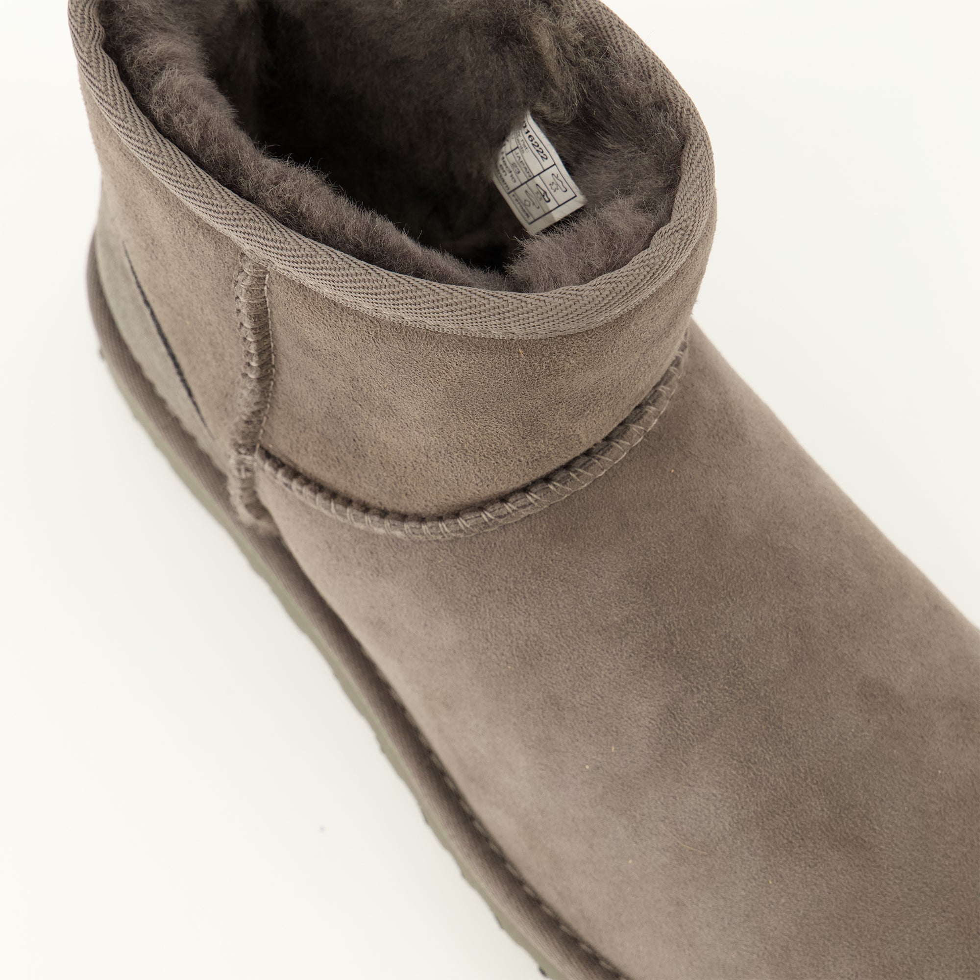 Bottines Klassische Mini II Graue Stiefel Ugg Gris Femme