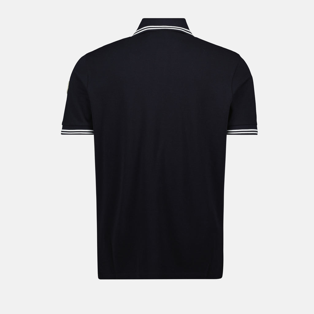 Polo shirts Striped Trim Polo Moncler Dark blue Homme