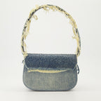 Sacs à main et épaule Sac 1DR en jean à strass Diesel Bleu Femme