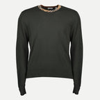 Maille Wollpullover Burberry Kaki Homme