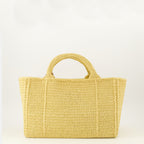 Sacs cabas Grand sac cabas en crochet beige Prada Beige Femme