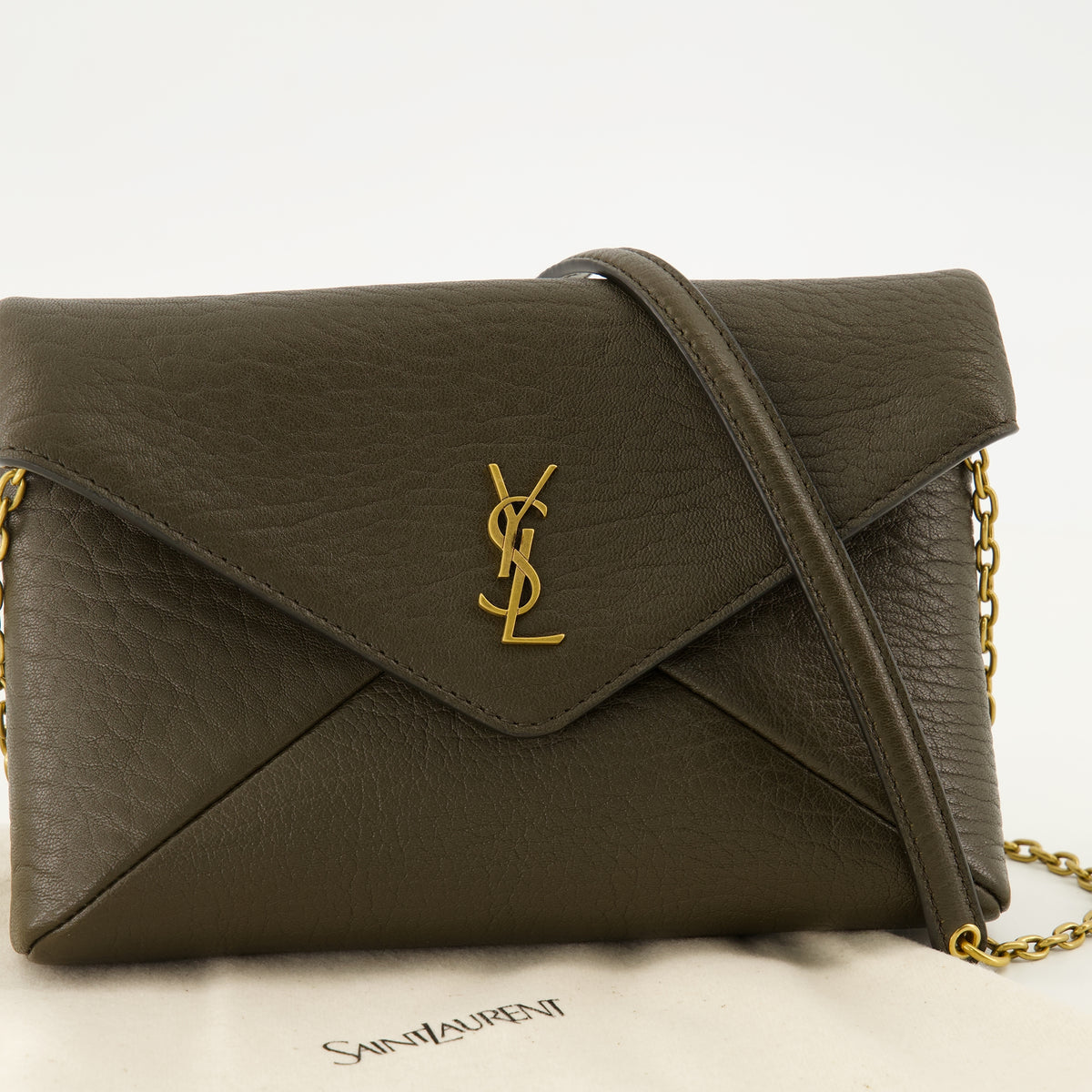 Sacs à main et épaule Piccola pochette Cassandre marrone Saint Laurent Marron Femme
