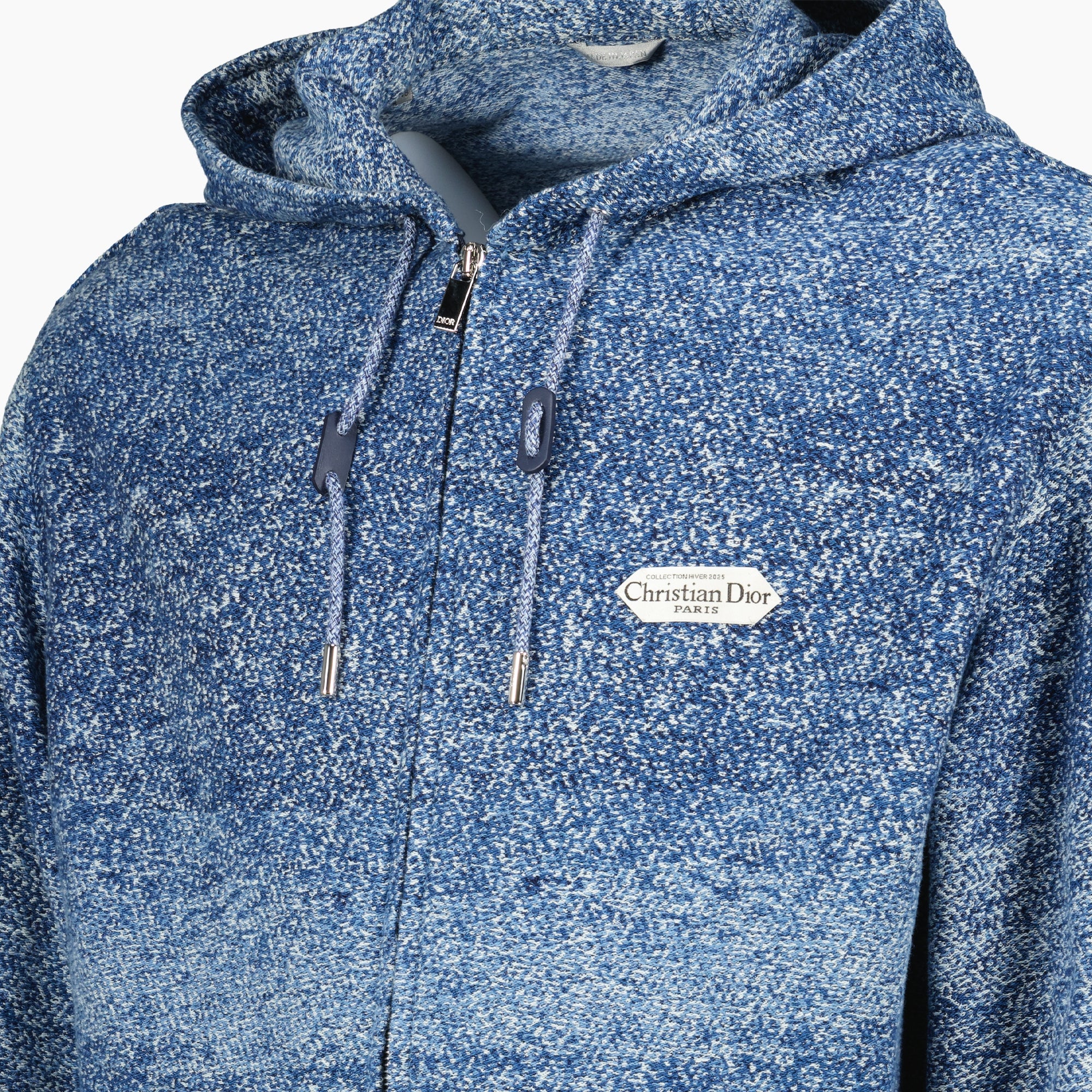 Immagine della Felpa con Cappuccio Blu della marca Dior per Uomo - Stagione Autunno-Inverno 2025 - Vista Dettagliata_1