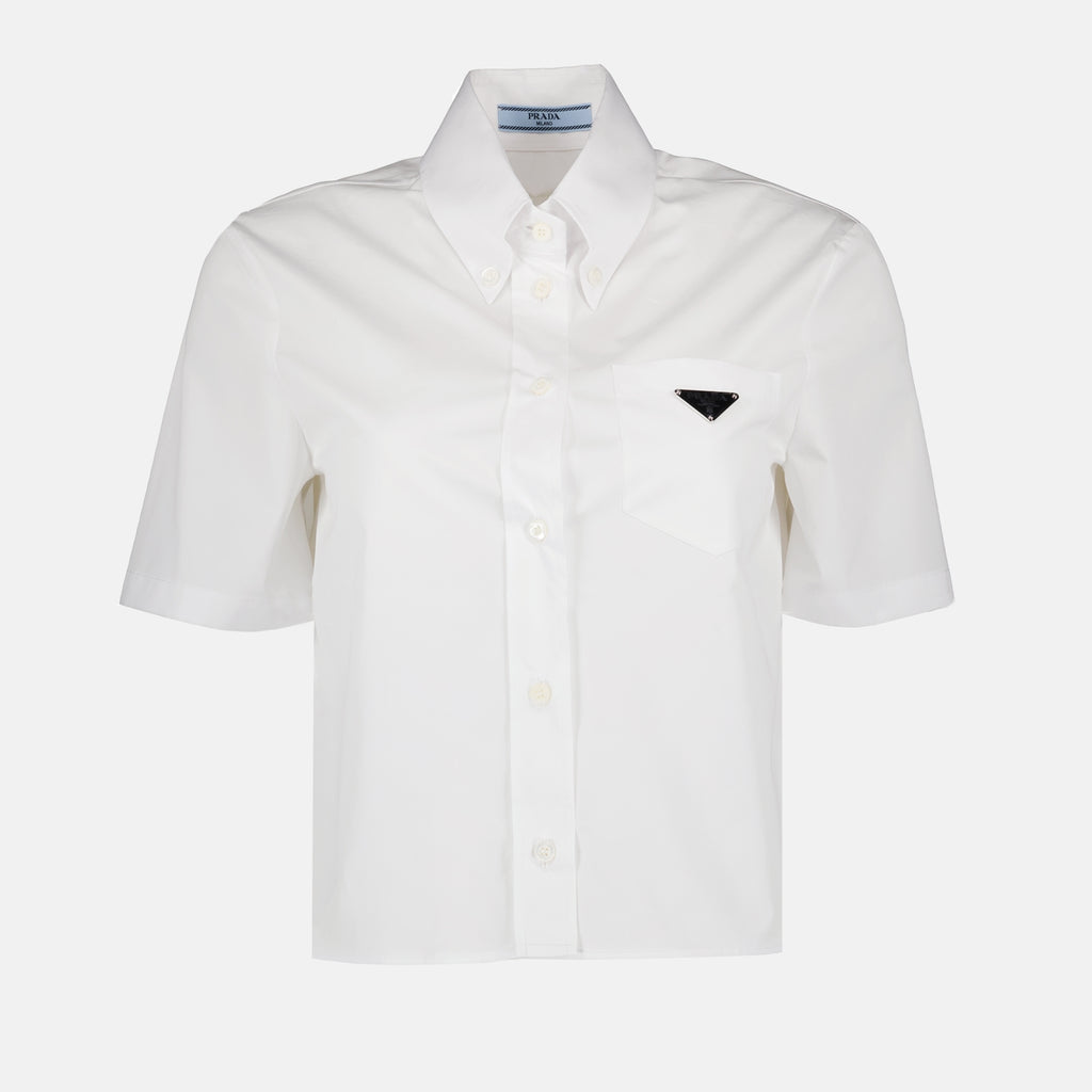 Hemden P419G S 222 1XV2 f0009 bianco Prada Weiß Femme