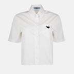 Hemden P419G S 222 1XV2 f0009 bianco Prada Weiß Femme