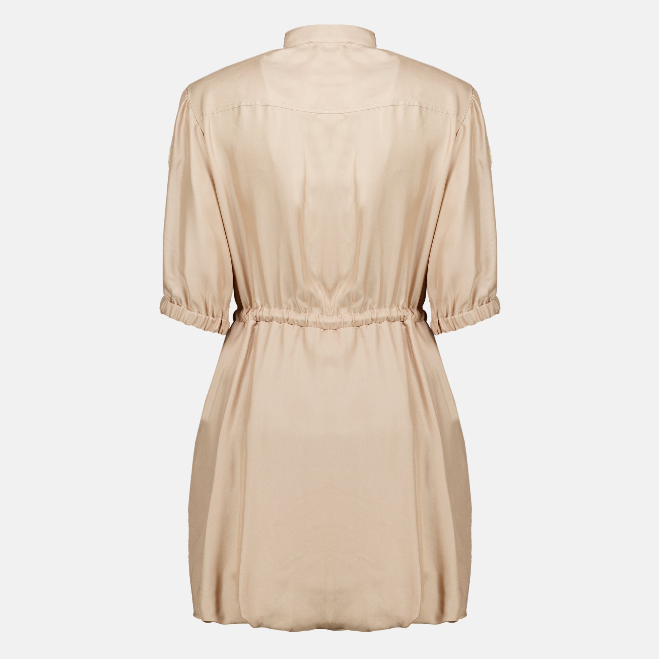 Robes Vestido Camisa de Seda Serge Beige Moncler Beige Femme