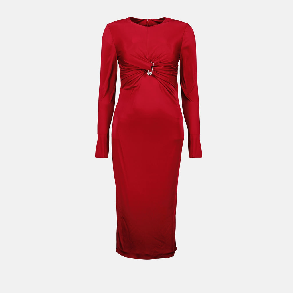 Kleider Rotes Cocktailkleid Versace Rot Femme