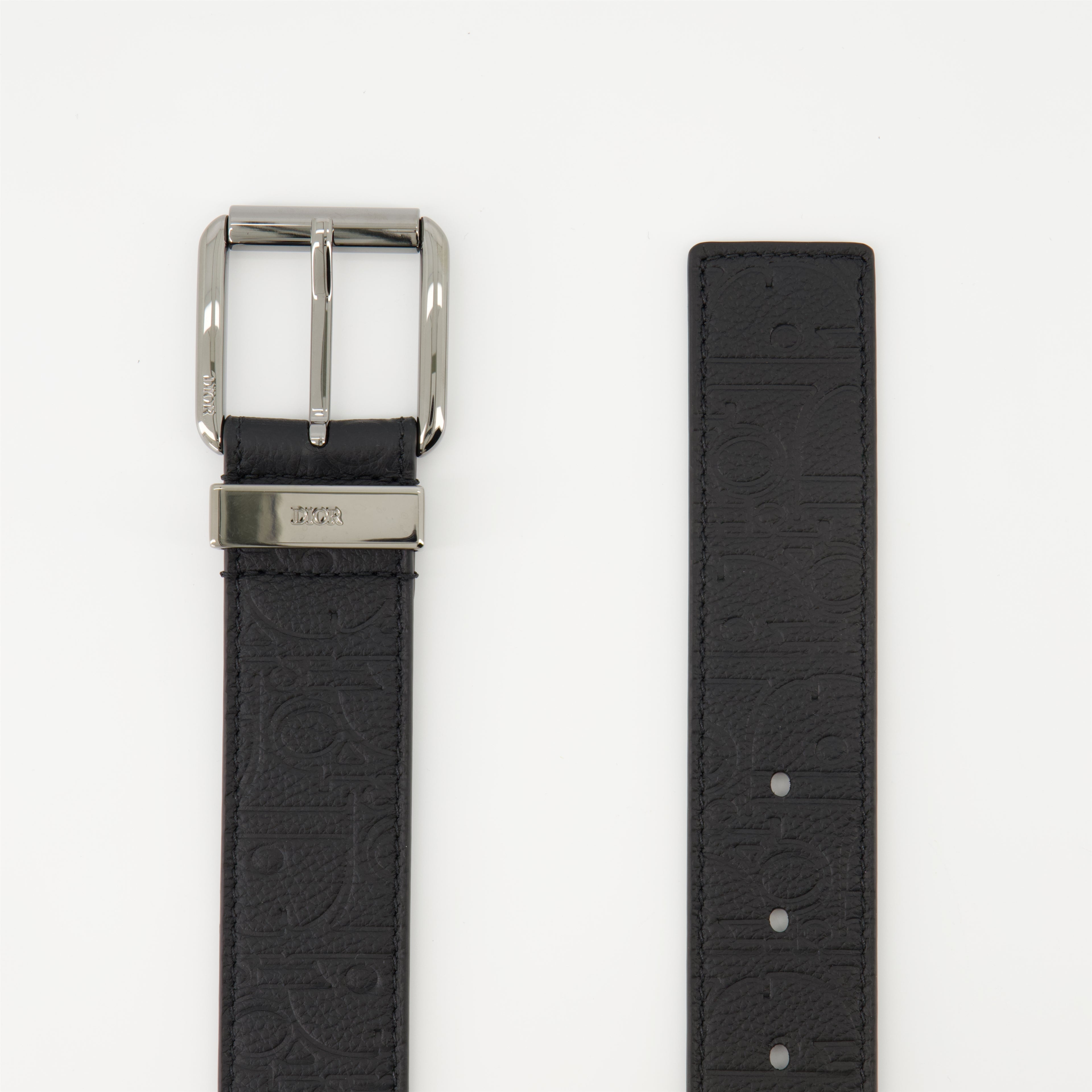 Ceintures Ceinture Dior Gravity Dior Noir Homme