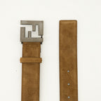 Bild des Fendi FF Squared braunen Gürtels für Herren - Herbst-Winter 2025 - Detaillierte Ansicht 3