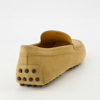 Loafers Gommino Suede Loafers Tod's Beige Homme