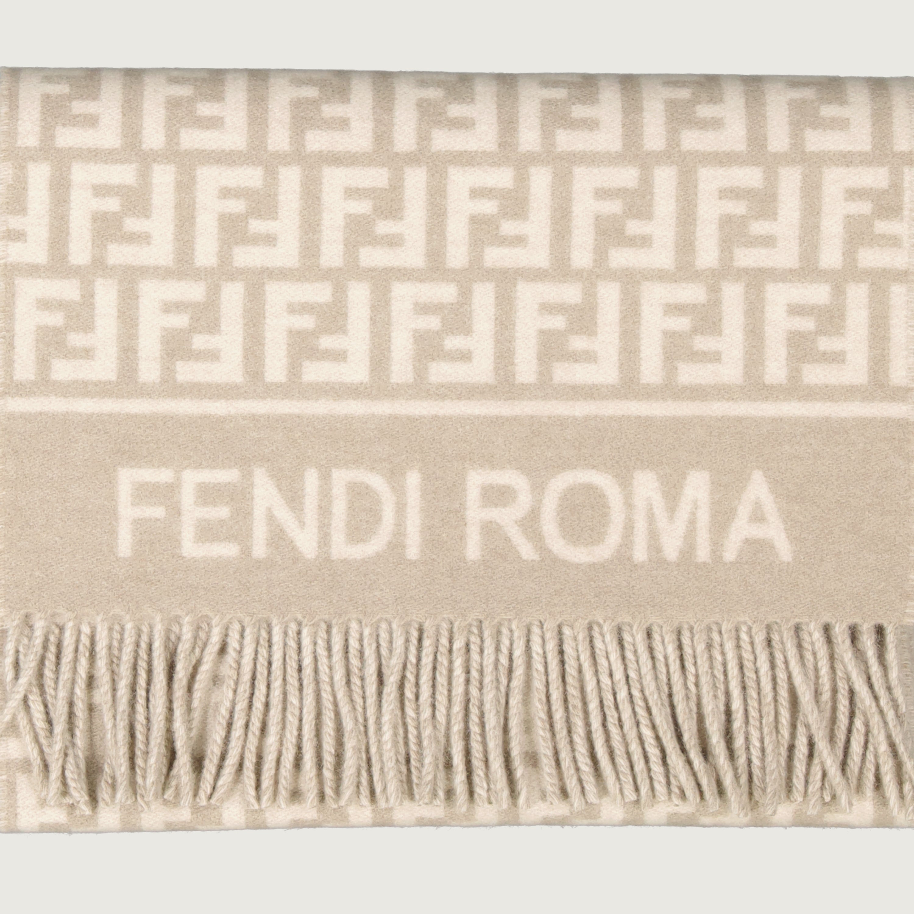 Écharpes, foulards et gants Écharpe FF Fendi Beige Femme