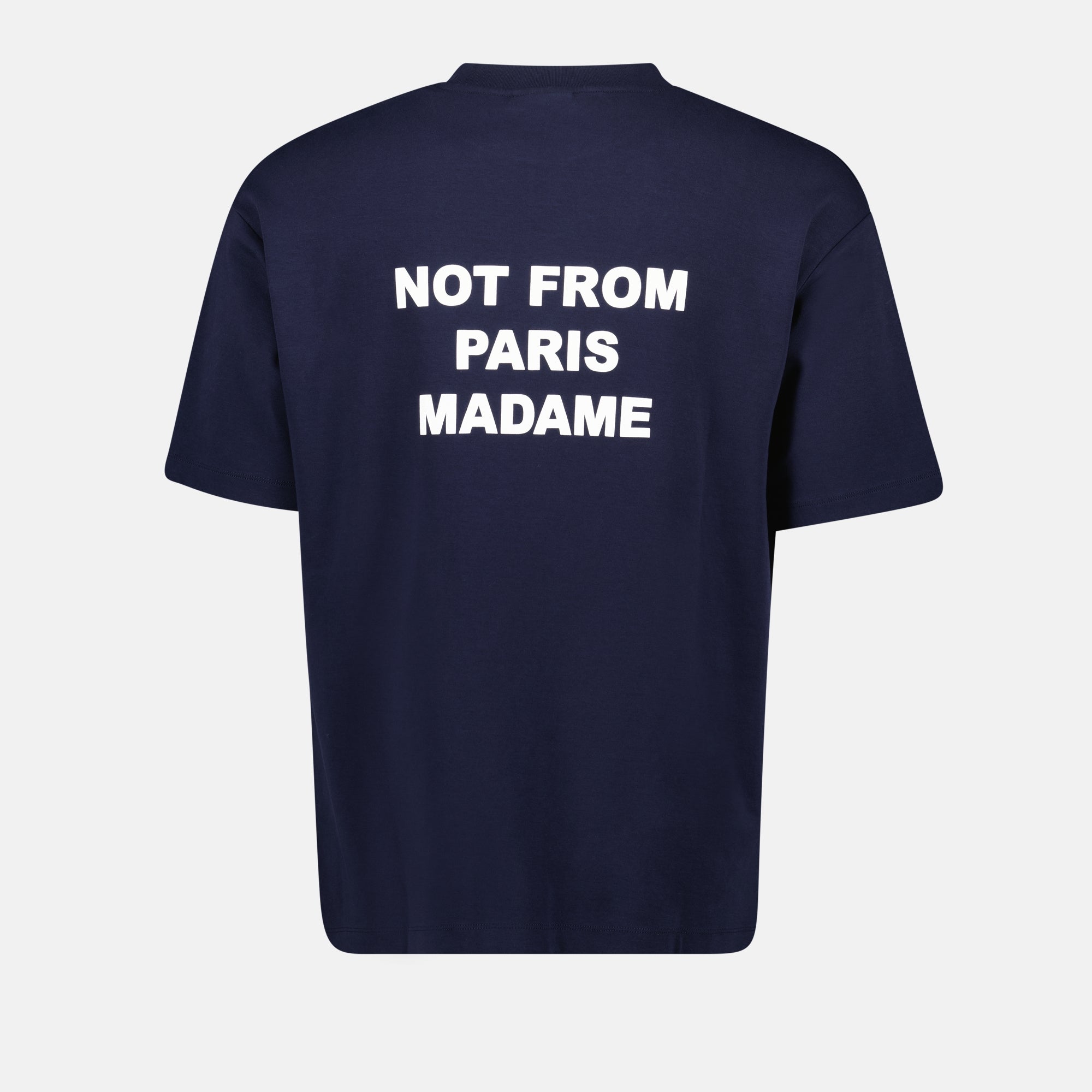 T-Shirts Marineblaues Slogan-T-Shirt Drole De Monsieur Dunkelblau Homme