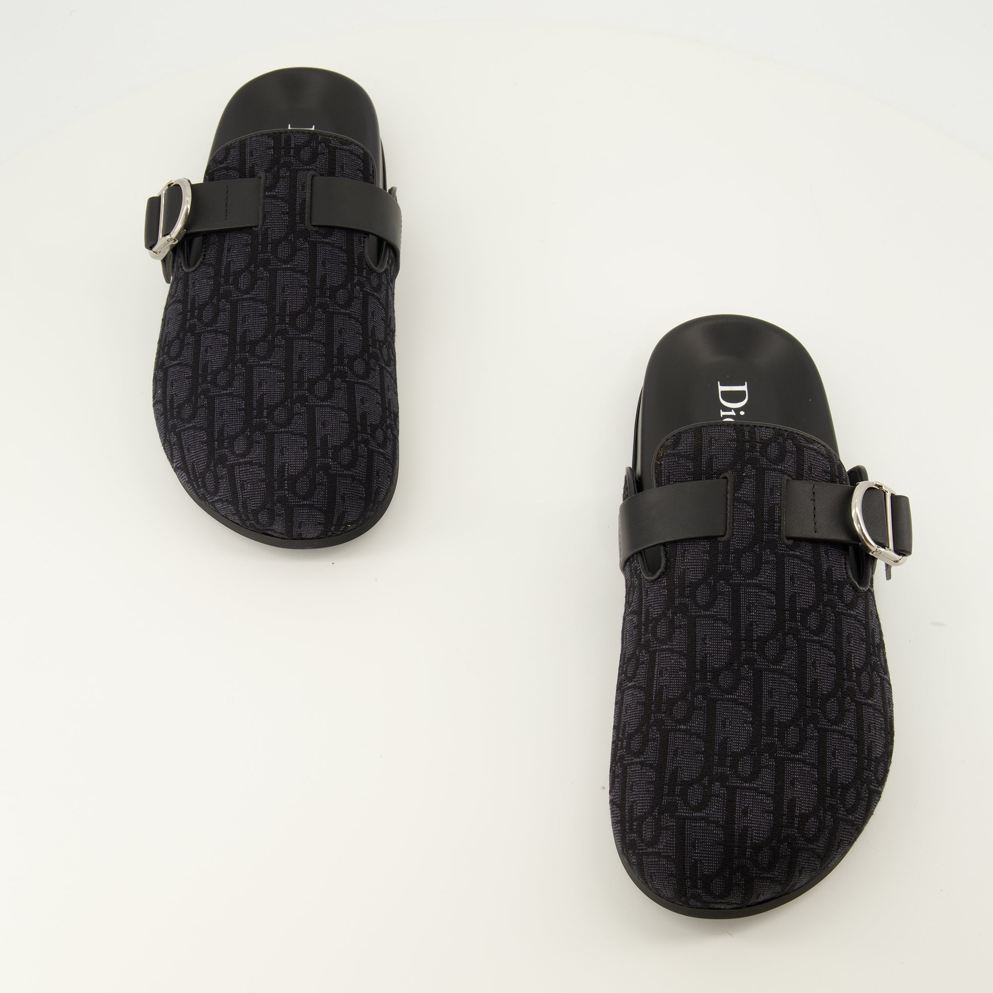 Chaussures ouvertes 디올 아쿠아 블랙 뮬 Dior Noir Homme