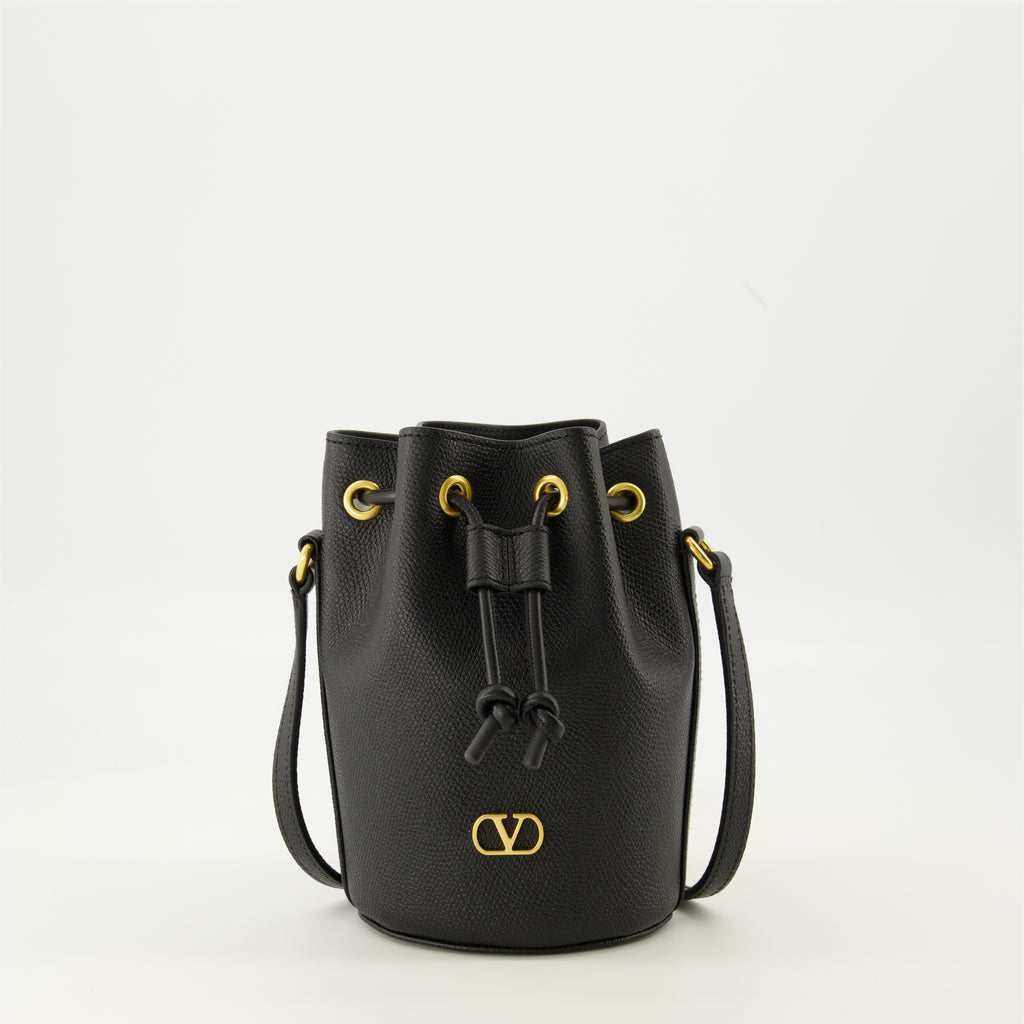 Image de l'article Sac seau VLogo de la marque Valentino Garavani pour Femme - Saison Automne-Hiver 2025 - Vue de Face