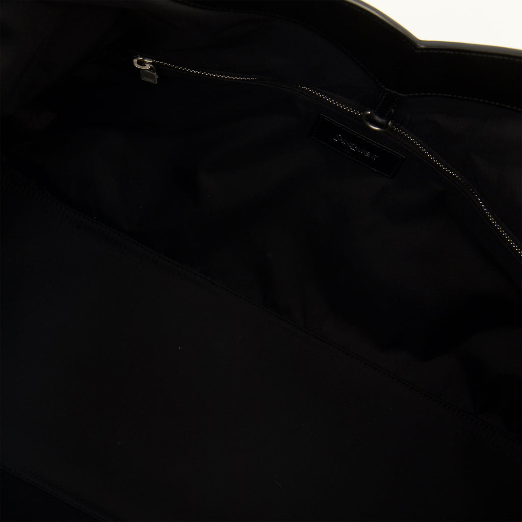 Sacs cabas Y Large Tote Bag in Black Nylon Saint Laurent Noir Homme