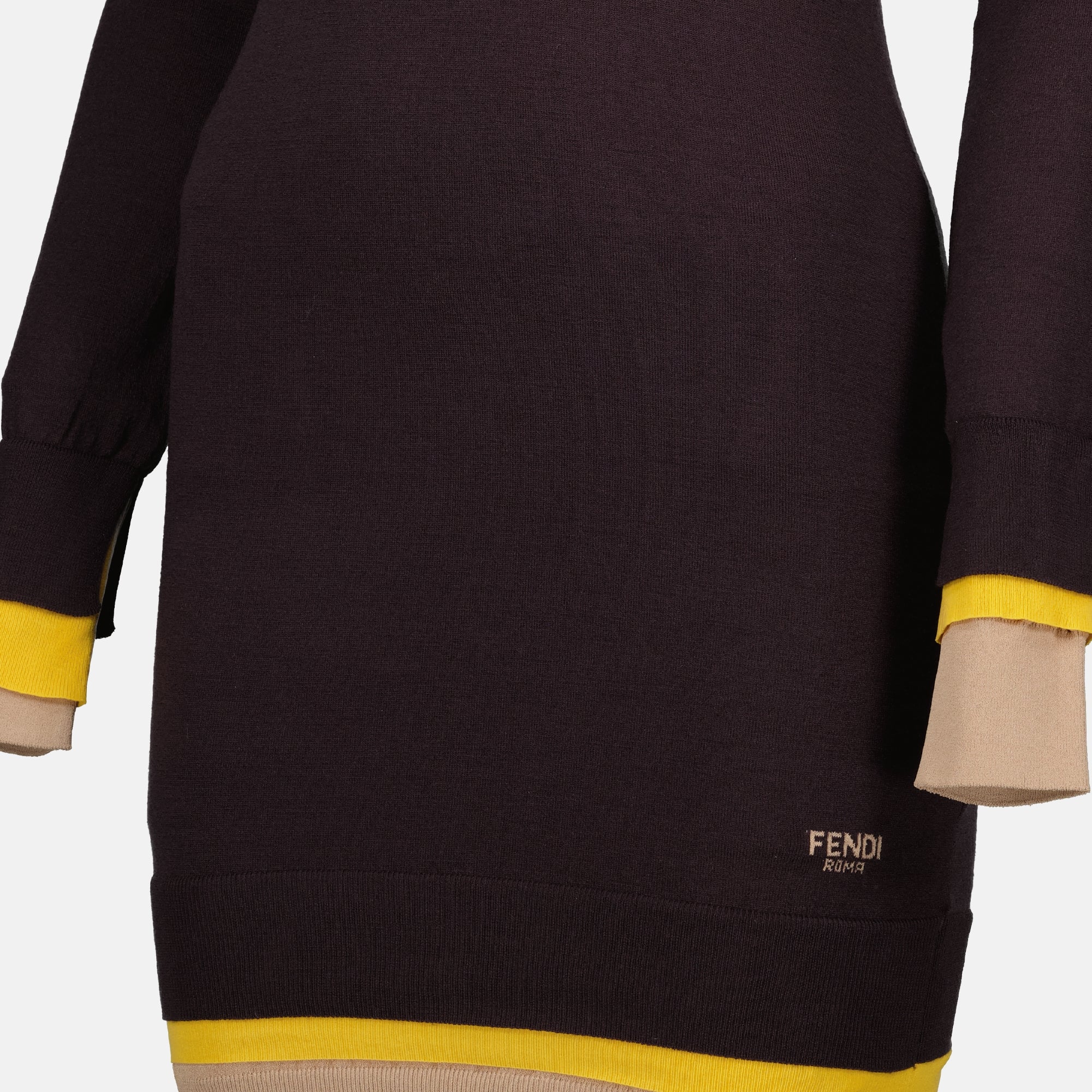 Abiti Abito in Lana Fendi Viola Femme