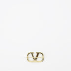 Joias Broche Vlogo en cristaux Valentino Garavani Ouro Femme