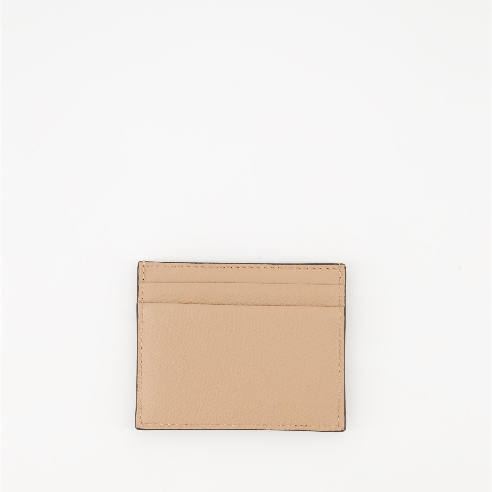 Petite maroquinerie Porte-cartes VLogo Valentino Garavani Beige Femme