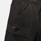 パンツ カーゴパンツ Prada 黒 Homme