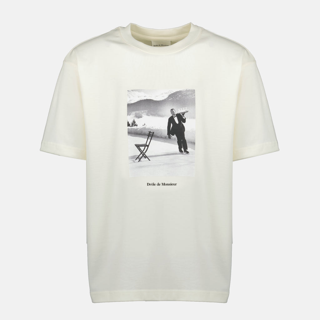 Bild des Artikels T-Shirt Ice skating waiter von Drole De Monsieur für Herren - Herbst-Winter 2025 - Frontalansicht