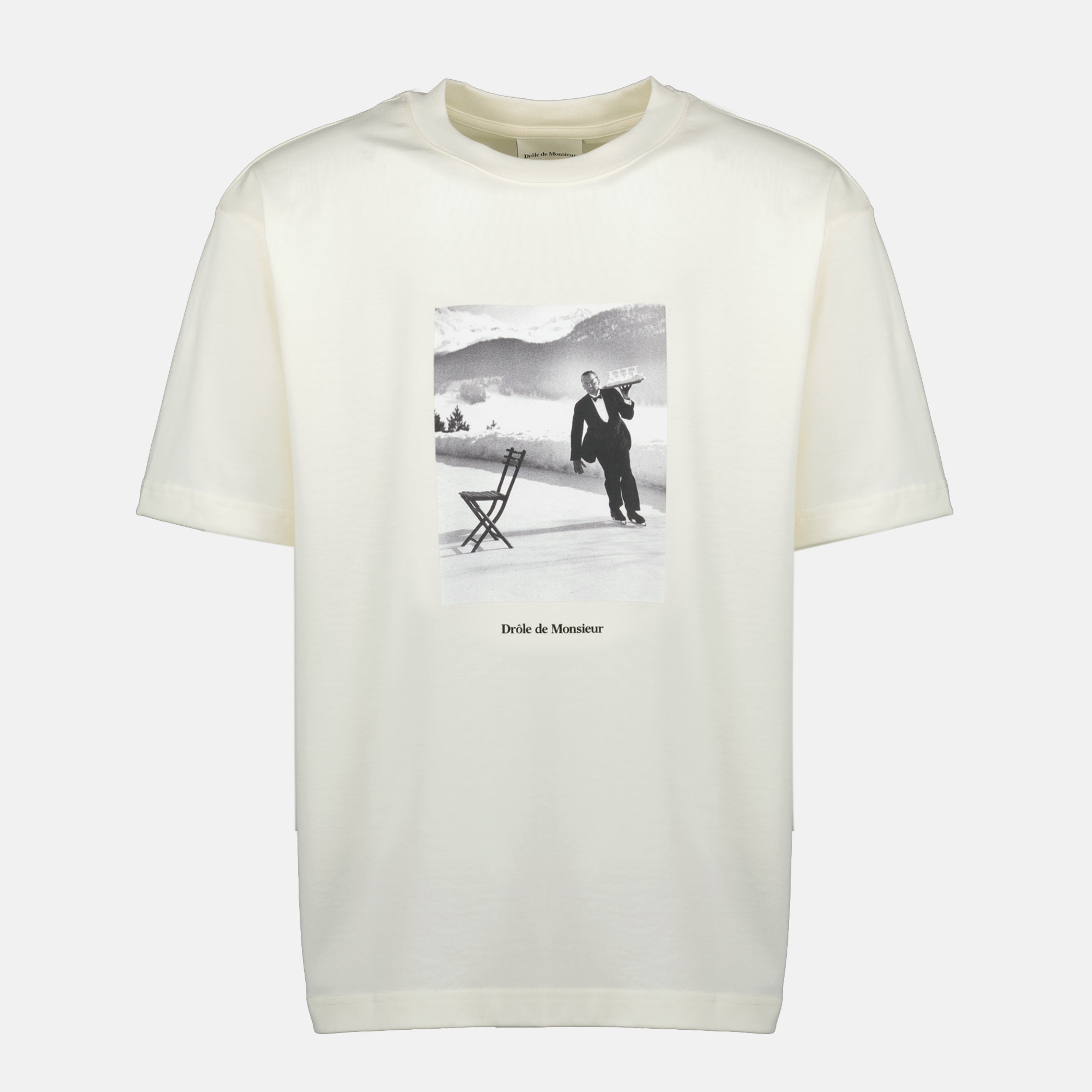 Bild des Artikels T-Shirt Ice skating waiter von Drole De Monsieur für Herren - Herbst-Winter 2025 - Frontalansicht