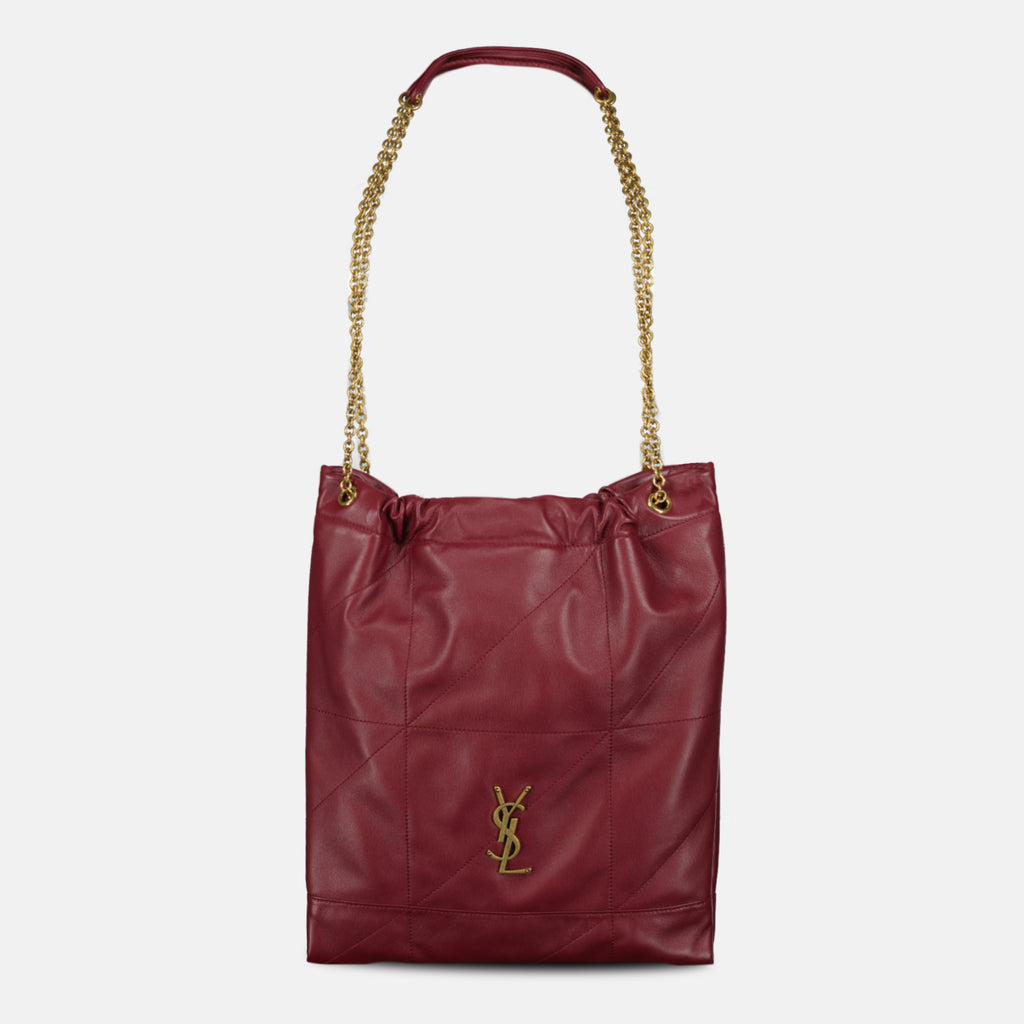 Imagen del artículo bolso Jaimie Pochon burdeos de la marca Saint Laurent para mujer - Temporada Otoño-Invierno 2025 - Vista Frontal