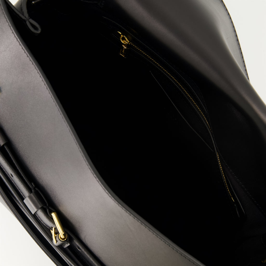 Sacs à main et épaule Sac Tie Me medium Moschino Noir Femme