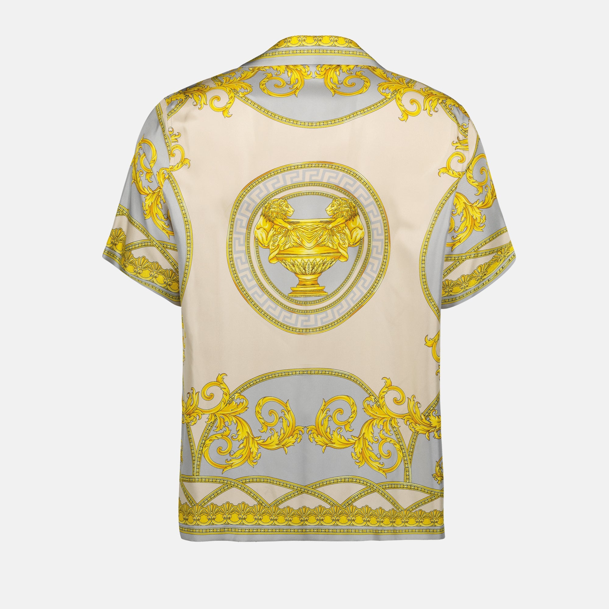 Shirts Chemise La Coupe des Dieux Versace Blue Homme