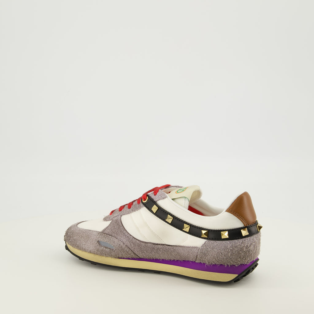 Baskets Stud up Butterfly Gray Sneakers Valentino Garavani Gris Femme