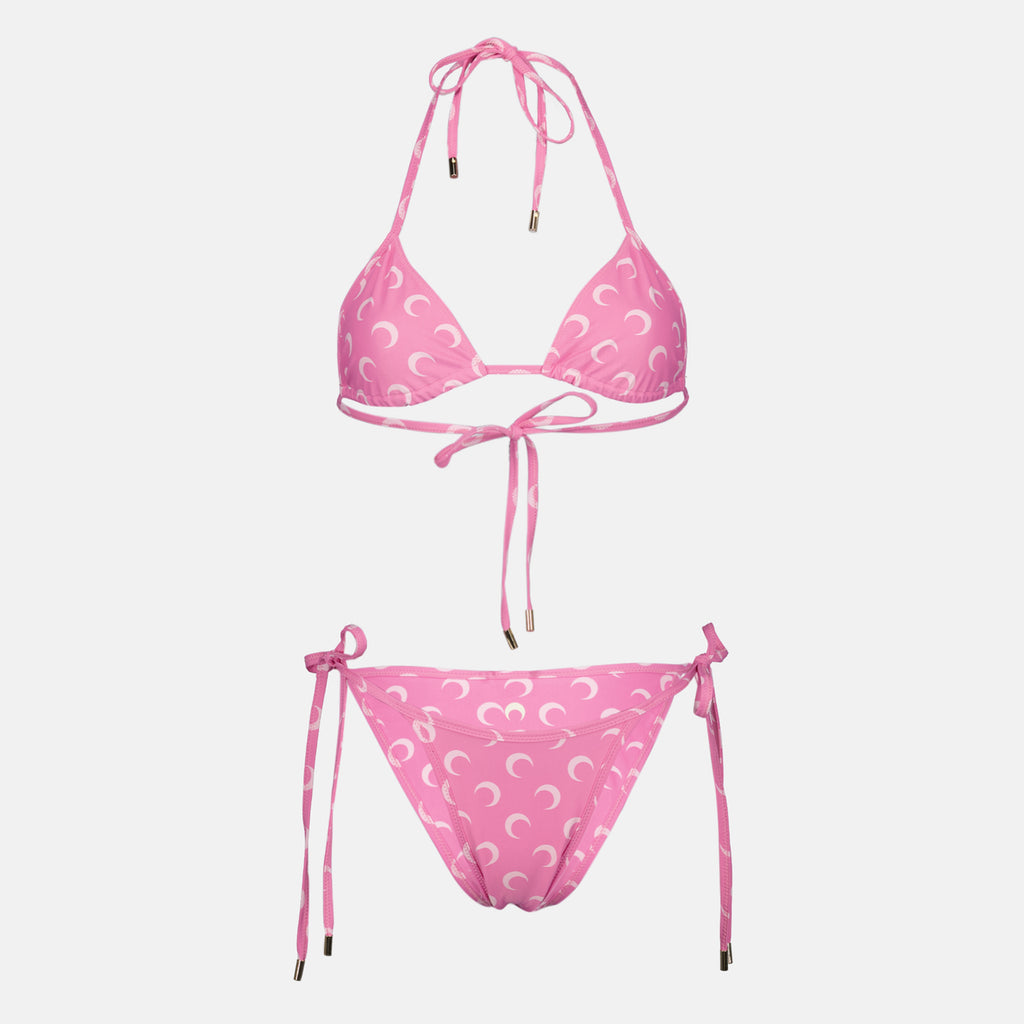 Beachwear Bikini Moon rose Marine Serre Rose Femme