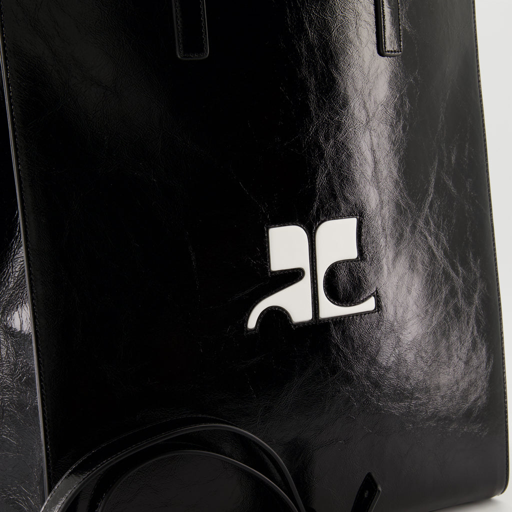 Tote bags Sac cabas Héritage Courrèges Black Unisex