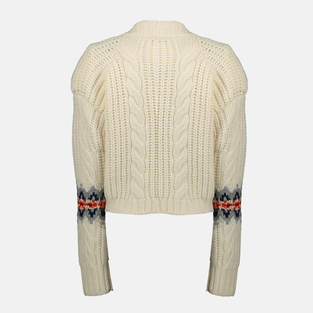 Immagine del cardigan in lana Iro per donna - Stagione Autunno-Inverno 2025 - Vista posteriore