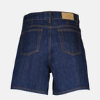 Imagen del short de denim azul oscuro de la marca Ami PARIS para Mujer - Temporada Primavera-Verano 2026 - Vista Trasera